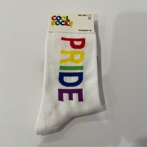 Cool Socks Pride Rainbow Women's Crew Socks Colorful LGBTQ Graphic